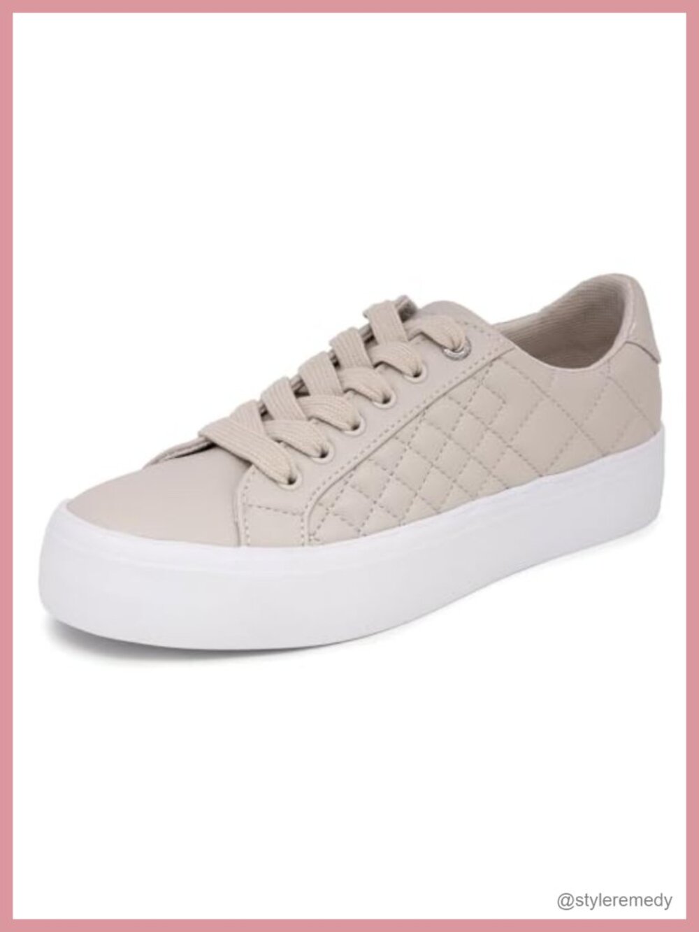 Nautica Women's Platform Sneakers Faux Leather Chunky Low-Top Lace-Up Athletic